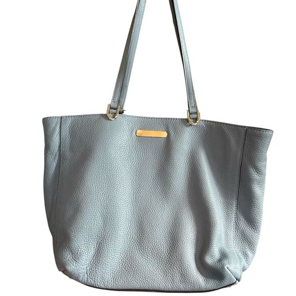 Michael Kors Harper Large East West Tote Bag / purse Powder Blue Women's - Picture 1 of 13